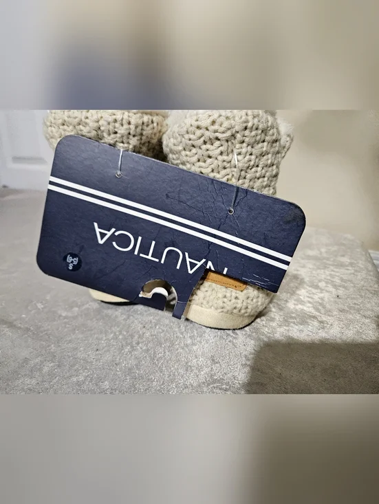 NWT! Nautica Cozy House Shoes Small 5-6 - Picture 4 of 7